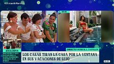 Leticia Requejo, sobre la ausencia de Melyssa Pinto en las vacaciones de la familia Casas: "Lo ha respetado"