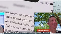 Óscar García, experto en IA: "No hay que dar datos personales"