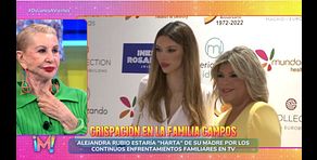 Alejandra Rubio estaría "harta" de su madre por los continuos enfrentamientos familiares en televisión