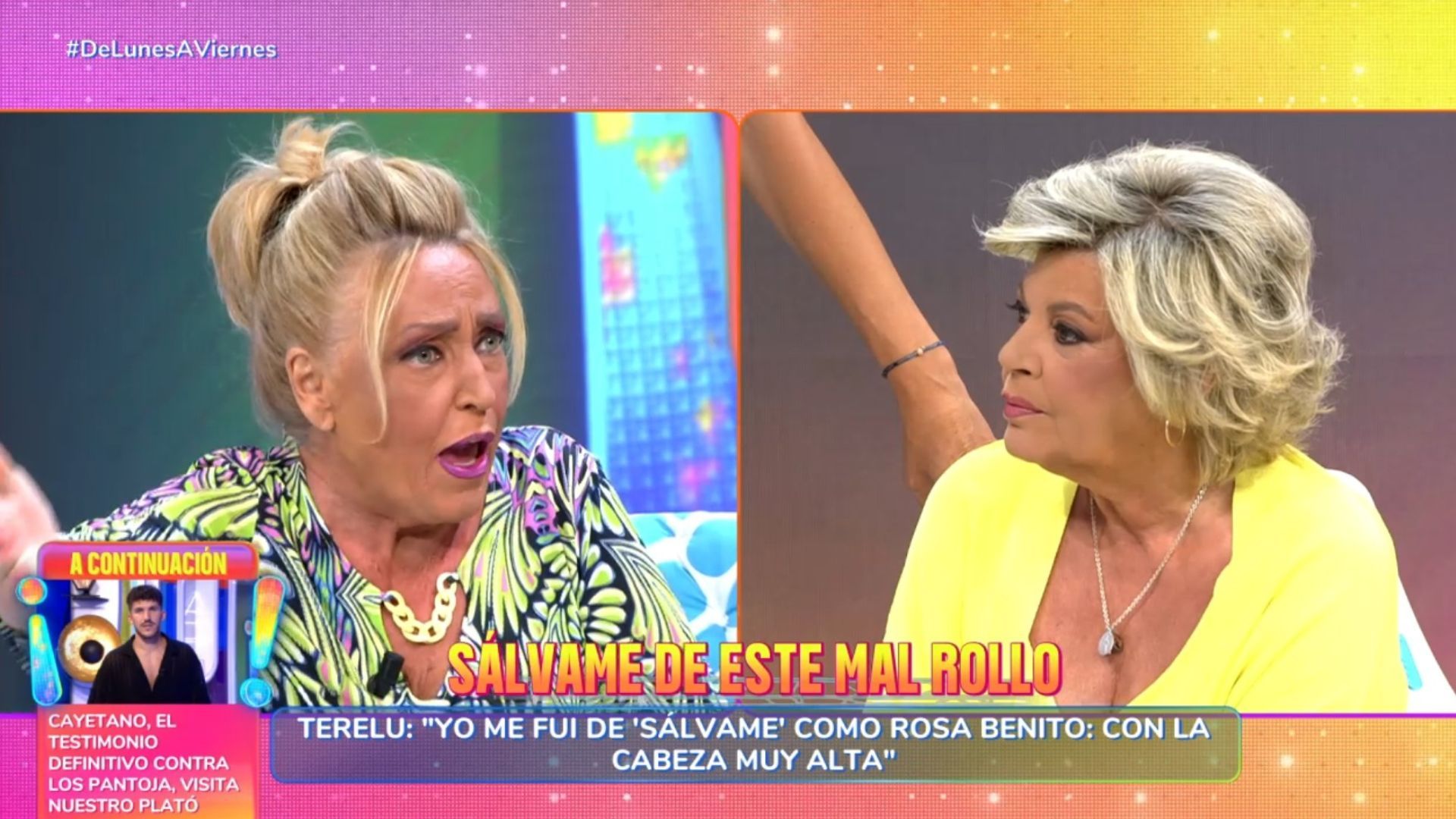 ¡De lunes a viernes!: El tenso enfrentamiento entre Lydia Lozano y Terelu  Campos en '¡De lunes a viernes!': "Te fuiste por la puerta de atrás de  aquí" Video | Mediaset Infinity