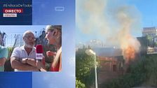 Se desata un incendio en una vivienda okupada por inmigrantes irregulares en Ceuta: "Buscaban sombra en las cañas"