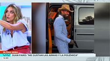 El influencer Juan Faro se defiende por haber compartido un vídeo en el que aparece con una pistola: "Me gusta la polémica"