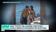 Fin de las especulaciones sobre una posible ruptura con Inés García: la foto de Lamine Yamal con una modelo en Colombia está generada con IA
