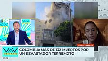 Eva Suárez, turista española en Colombia, explica cómo ha vivido el terremoto: "El techo se vino abajo y la piscina se desbordó"