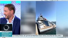 La familia real de Qatar se prepara para el eclipse en Mallorca: el espectacular yate en el que podrían verlo