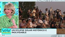 Esperanza Aguirre en la tele o Jano Mecha emocionado: así vivió 'Vamos a ver' el eclipse