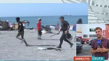 El equipo de 'Vamos a ver', testigo de una reyerta en Ceuta