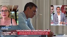 Pilar Rahola, tajante contra Sánchez por estar de vacaciones en plena crisis en Ceuta: “Me parece un insulto brutal a la ciudadanía”