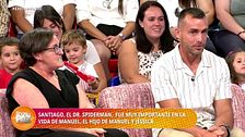 Los padres de uno de los niños tratados por Santiago Jiménez visitan 'El show de Paz'