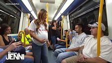 Jenni Alcoholado trolea a los usuarios del Metro de Madrid con una barriga de embarazada falsa: “Me la colaste”