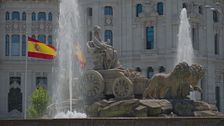 El secreto de película de la plaza de Cibeles: una fuente que se convierte en un sistema de seguridad