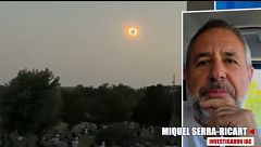 Las dificultades del piloto para situarse en el punto exacto del eclipse: “Hay que estar a una latitud y longitud a un segundo determinado”