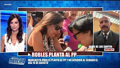 Jaime de los Santos reacciona al "plantón" de Margarita Robles en el Senado: "Sánchez ha enjaulado y sometido a 'la pájara' a los mandatos de Moncloa"