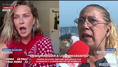 El tenso enfrentamiento entre Hanan Alcalde, activista, y una vecina de Ceuta: “Deshumanizan a los inmigrantes”