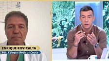 Enrique Roviralta, presidente del Colegio de Médicos de Ceuta, revela que no ha recibido respuesta de la ministra Mónica García: “Es su deber moral estar aquí”