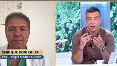 Enrique Roviralta, presidente del Colegio de Médicos de Ceuta, revela que no ha recibido respuesta de la ministra Mónica García: “Es su deber moral estar aquí”