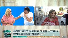 Carmen Borrego no puede evitar emocionarse al confesar si el reality que grabó María Teresa Campos fue un error