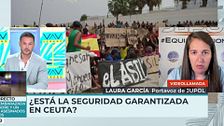Laura García, portavoz de JUPOL, sobre la situación en Ceuta: "Se está produciendo una agresión sexual al día"