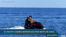 Las imágenes de las vacaciones 'a toda velocidad' de Carlos Sainz en Ibiza