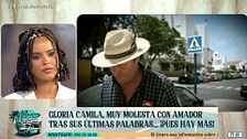 Gloria Camila, molesta con Amador Mohedano tras sus últimas palabras: "No es lo mismo hablar las cosas en privado que en público"