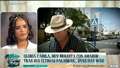 Gloria Camila, molesta con Amador Mohedano tras sus últimas palabras: "No es lo mismo hablar las cosas en privado que en público"