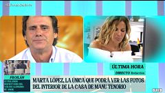 Marta López ve las fotos del interior de la casa de Manu Tenorio y se queda a cuadros: "Es una vergüenza"