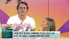 El motivo por el que María Amores, mujer de Ion Aramendi, pasó la luna de miel sola: un casting del presentador, el desencadenante de todo