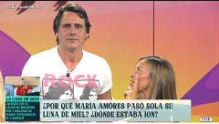 El motivo por el que María Amores, mujer de Ion Aramendi, pasó la luna de miel sola: un casting del presentador, el desencadenante de todo