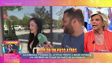Terelu Campos, sobre el cambio de actitud de Juls con la prensa: “Se le ha recomendado dar unos pasitos para atrás”