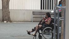 Beatriz, una vecina de Granada en silla de ruedas que vive traumatizada por los últimos terremotos