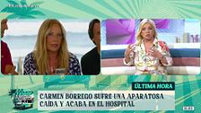 Carmen Borrego sufre un aparatoso accidente y acaba en el hospital: “Se ha roto algo”