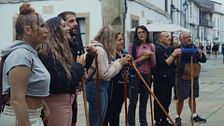 La emoción de los caminantes al llegar a Santiago de Compostela y la despedida de Paz Calap: “¡Lo logramos!”