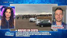 El portavoz del sindicato policial CEP culpa al Gobierno de que las mafias se aprovechen de los migrantes de Ceuta: "Es una falta de voluntad política clarísima"
