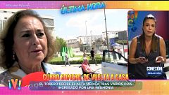 Curro Romero recibe el alta médica tras varios días ingresado por una neumonía: "Su mujer Carmen Tello no le ha dejado solo en ningún momento"