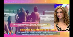 Una testigo que ha visto a Kiko Rivera y Lola en plenas vacaciones: "Él estaba bastante desmejorado... y ella no se separó de él"