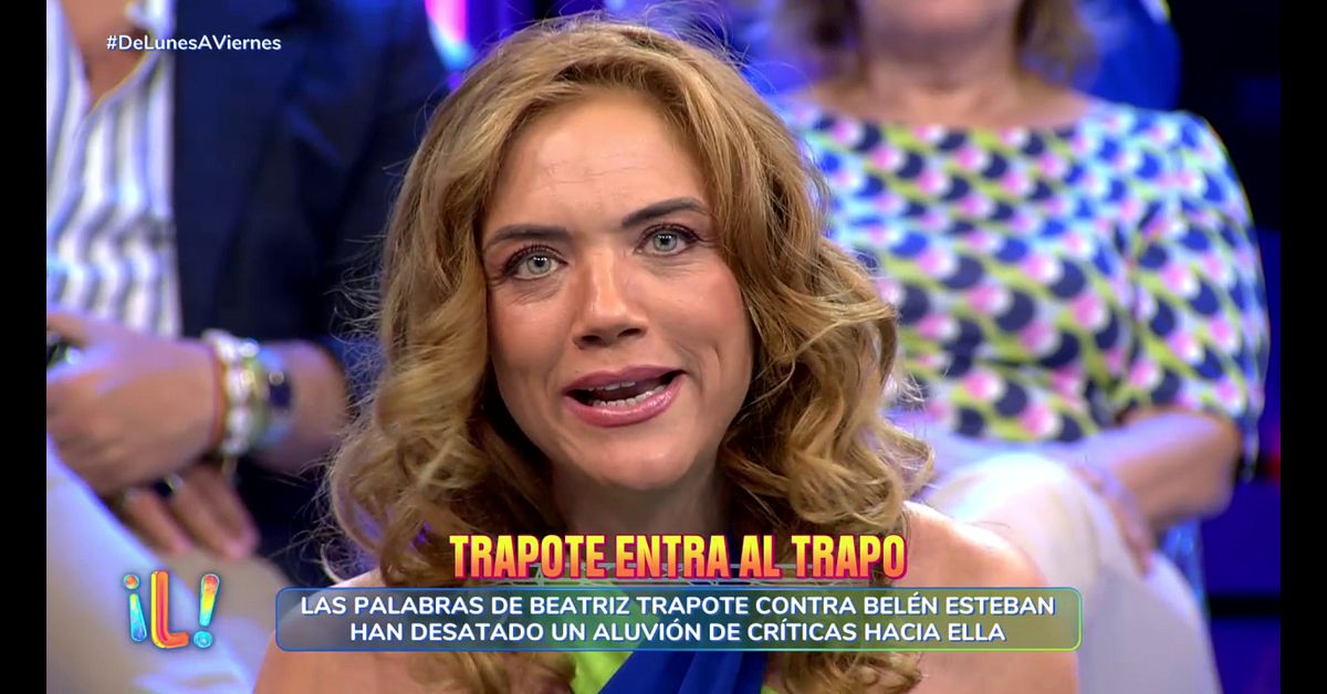 ¡De lunes a viernes!: Beatriz Trapote, tajante, responde a las críticas  tras defender a Juls y carga contra los “palmeros” de Belén Esteban: "Hay  muchos" Video | Mediaset Infinity