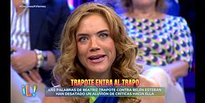 Beatriz Trapote, tajante, responde a las críticas tras defender a Juls y carga contra los “palmeros” de Belén Esteban: "Hay muchos"