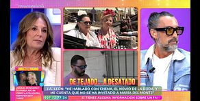 José Antonio León asegura que "no se ha invitado a María del Monte" a la boda de Chema, hermano de Antonio Tejado
