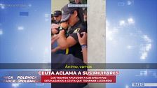 Ceuta aclama a los cuerpos de seguridad del Estado en plena tensión por la crisis migratoria: “Un aplauso para todos ellos”
