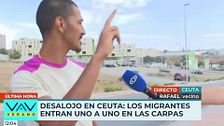 "Pedro Sánchez is good": Un migrante interrumpe el directo desde Ceuta para dirigirse al presidente