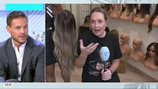 El sorprendente cambio de look de Mayka Navarra en pleno directo