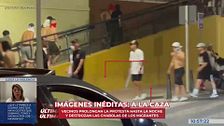 Ceutíes encapuchados y armados con palos y gas pimienta salen a la caza de migrantes: las imágenes inéditas