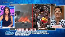 La vicepresidenta de Ceuta hace un llamamiento a la calma tras los altercados en la ciudad: "Me entristecen mucho las imágenes"