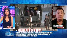 El portavoz de AUME informa sobre las peticiones de los militares al Gobierno tras los ataques de migrantes: "Que nos doten de una herramienta propia"
