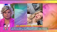 Terelu Campos reacciona al tenso altercado de su hija Alejandra Rubio con un paparazzi: "Me quedé muerta y descompuesta"