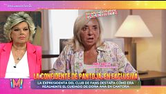 La expresidenta del club de fans de Isabel Pantoja destapa cómo era realmente el cuidado de Doña Ana en Cantora
