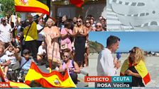 La desesperación de Rosa, vecina de Ceuta: "Estamos asqueados. Que Pedro Sánchez se marche de España"