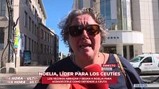 Las lágrimas desesperadas de Noelia en Ceuta: “No reconozco la ciudad en la que estoy viviendo”