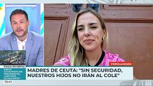 Las lágrimas en directo de una vecina de Ceuta: "Esto se está convirtiendo en una guerra, nadie se lo imagina"