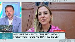 Las lágrimas en directo de una vecina de Ceuta: "Esto se está convirtiendo en una guerra, nadie se lo imagina"